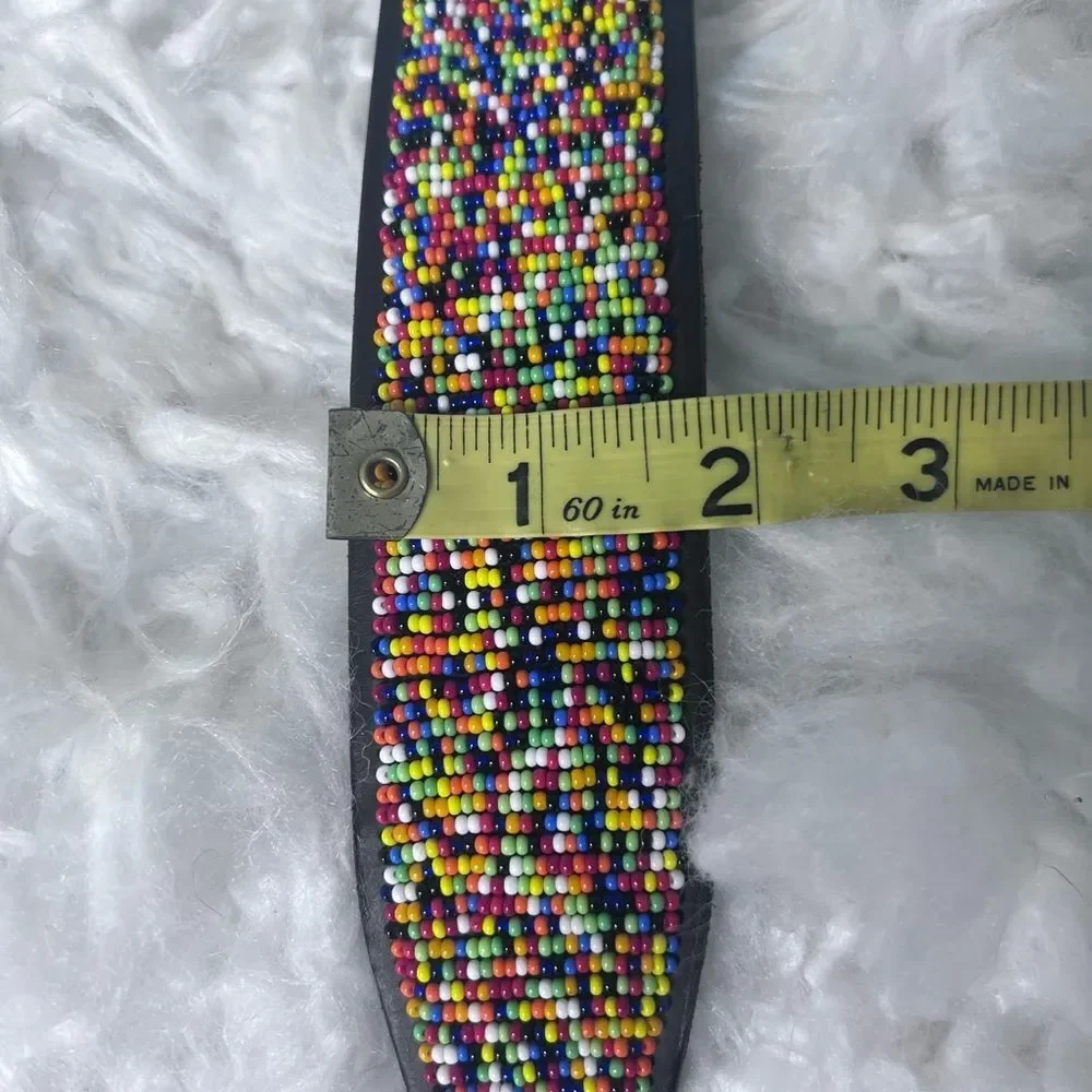Hand Beaded dog collar The Kenyan Collection